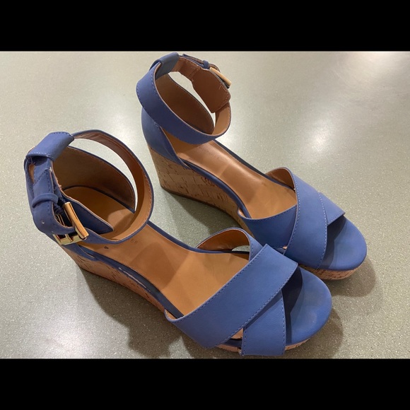 Tommy Hilfiger ankle strap wedge cork sandals - Picture 3 of 16